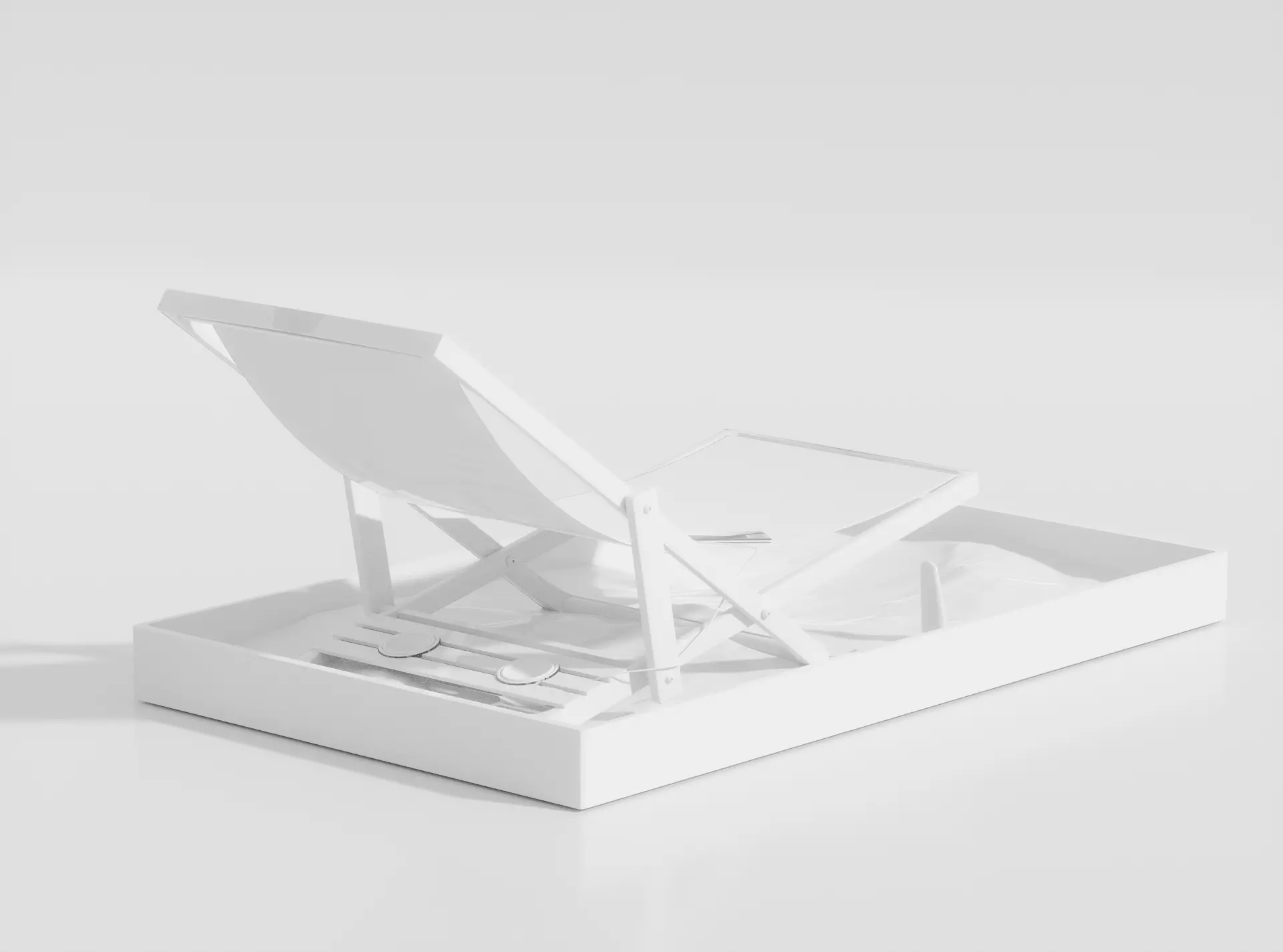 Deck chair 3D model