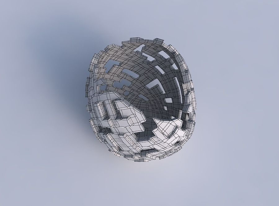 Bowl compressed 3 with cuts and bulges 3D print model_6