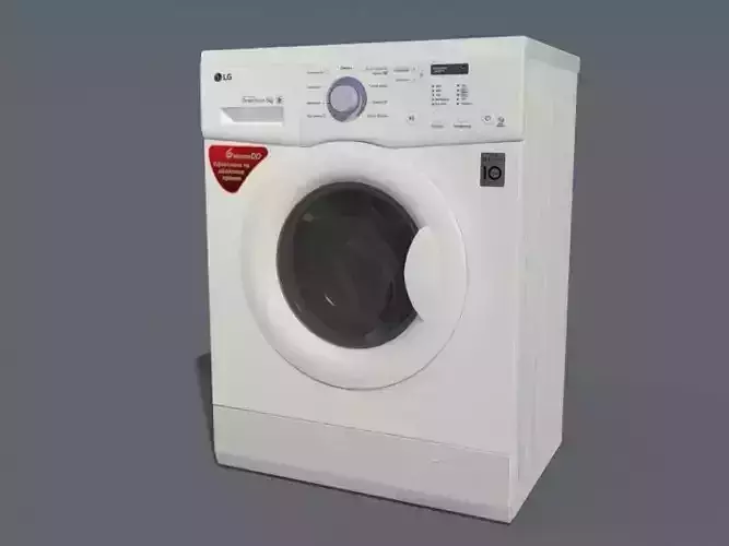 3D model LG FH0C3LD Washing mashine Low-poly 3D model