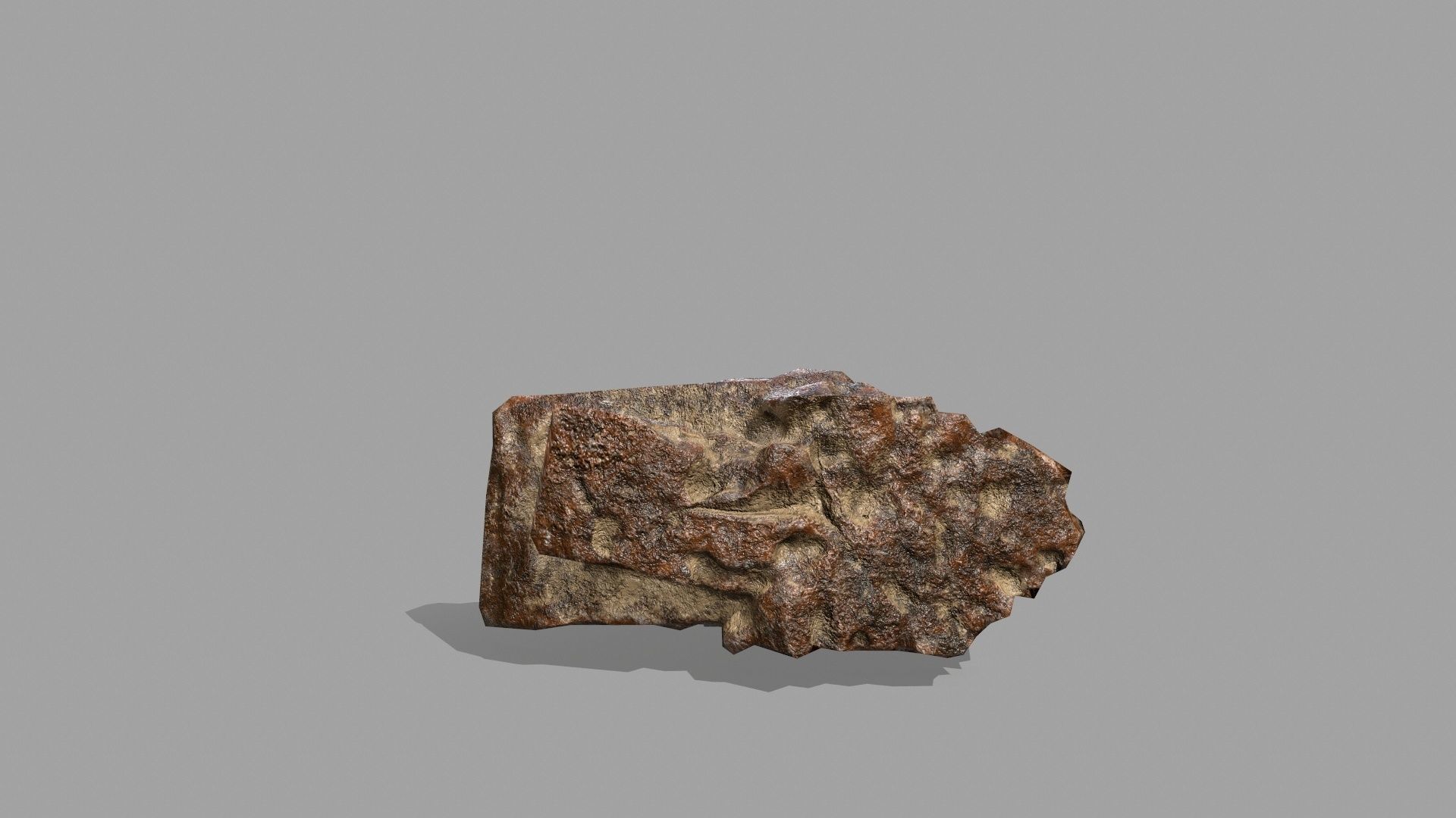 Rock Set Low-poly 3D model_8