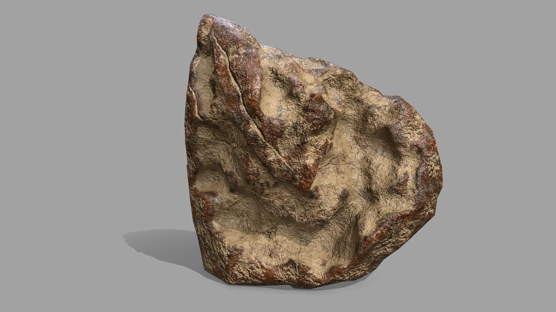 Rock Set Low-poly 3D model_15