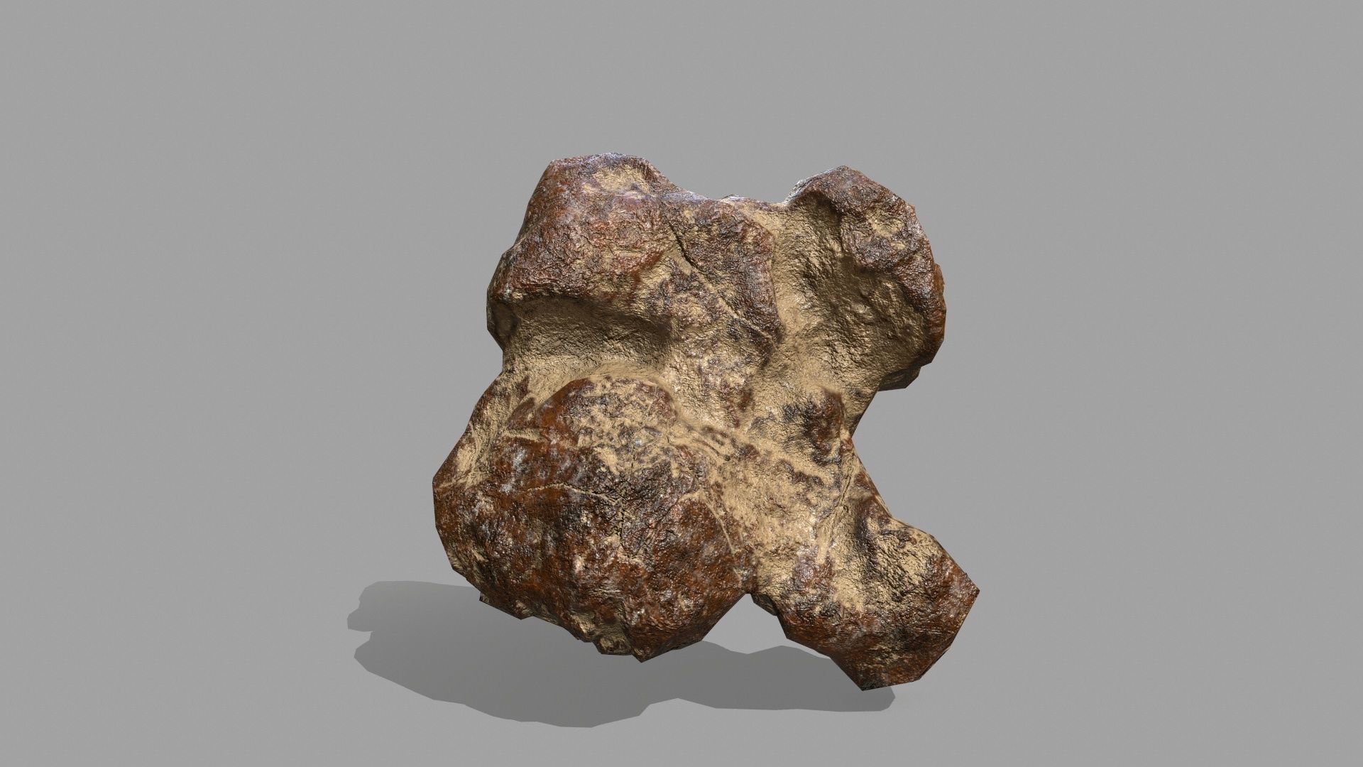 Rock Set Low-poly 3D model_14
