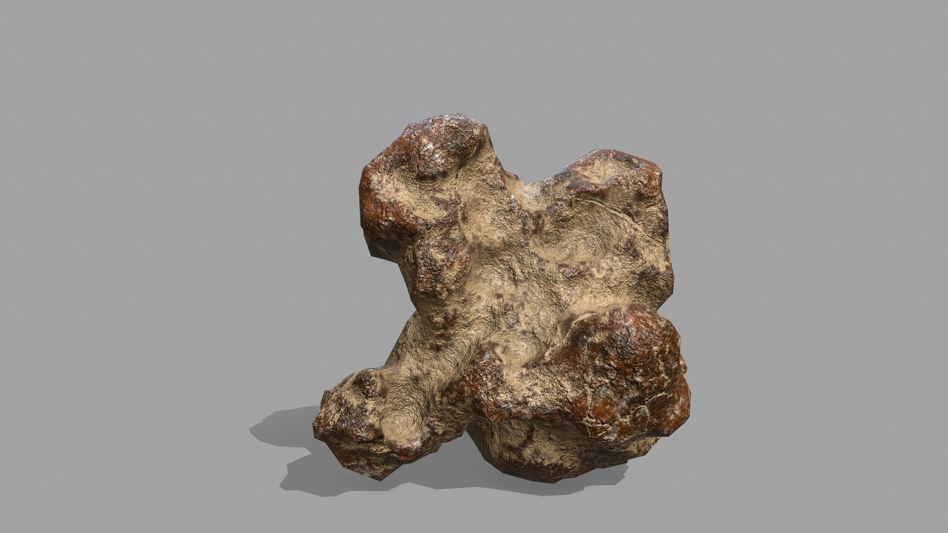 Rock Set Low-poly 3D model_13
