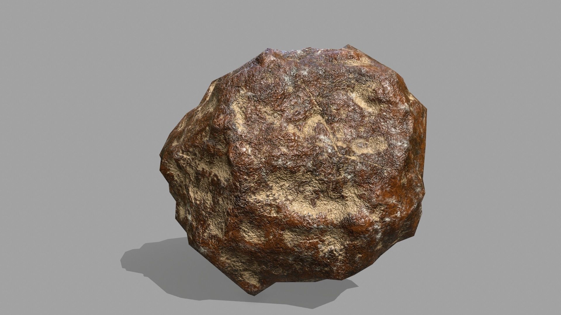 Rock Set Low-poly 3D model_2
