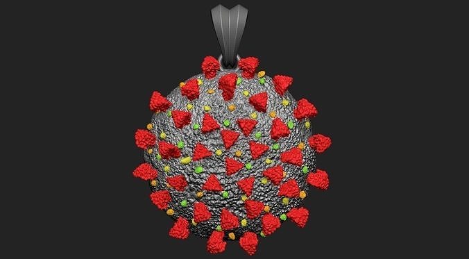 Corona Virus Pendant  3D print model
