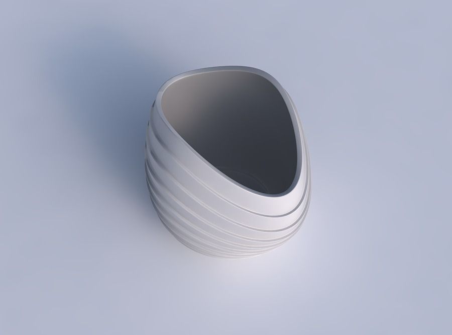 Bowl compressed 3 with horizontal layers 3D print model_1