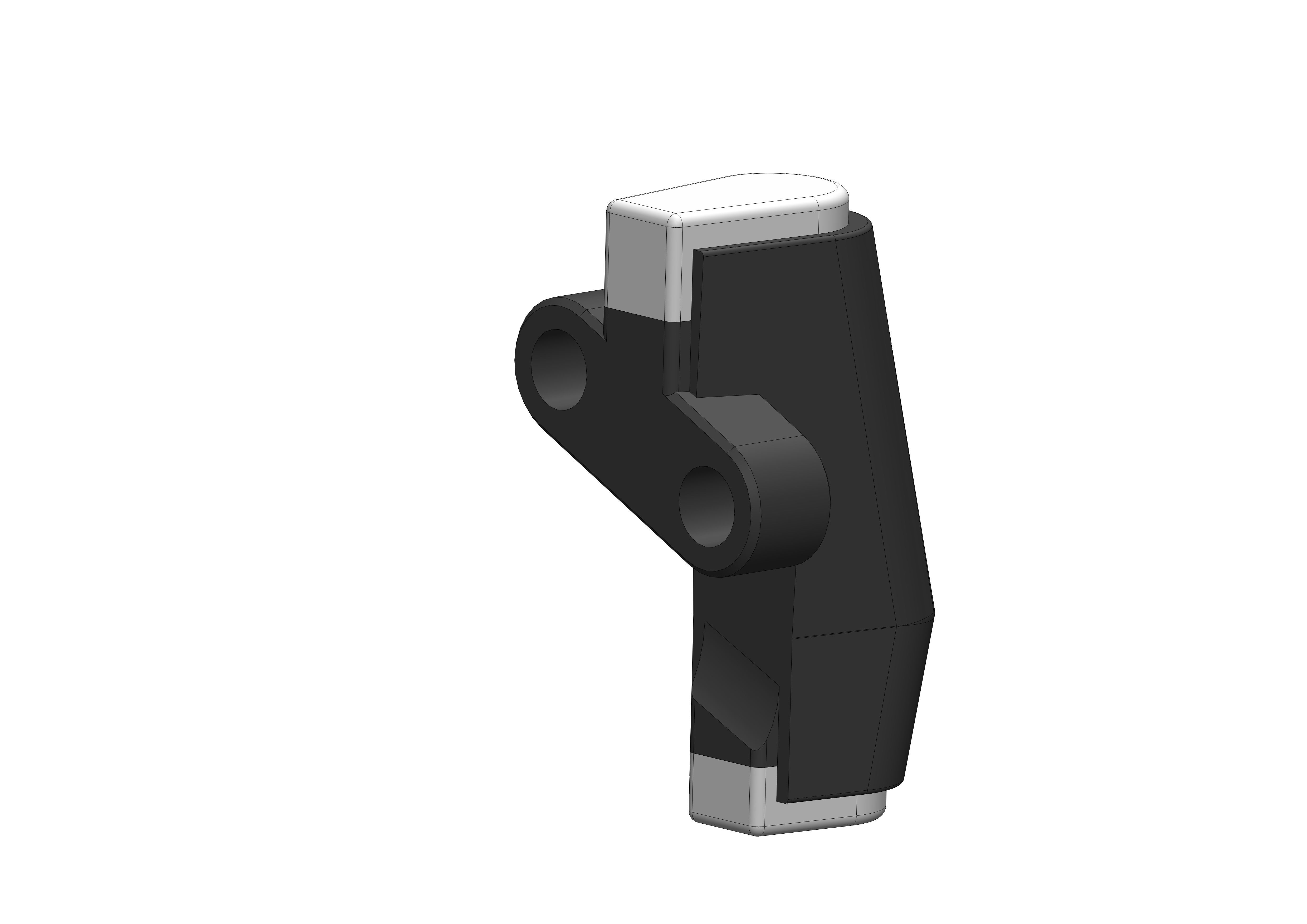 MG Ex-S Gundam Low-profile Booster Unit Joints  3D print model_4