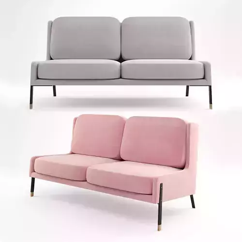 Stellar Works - Blink Sofa Two Seater 3D model