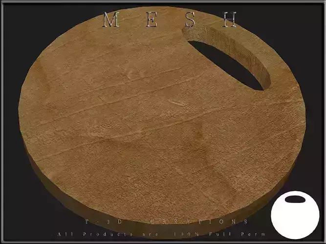 Round Chopping Board 02