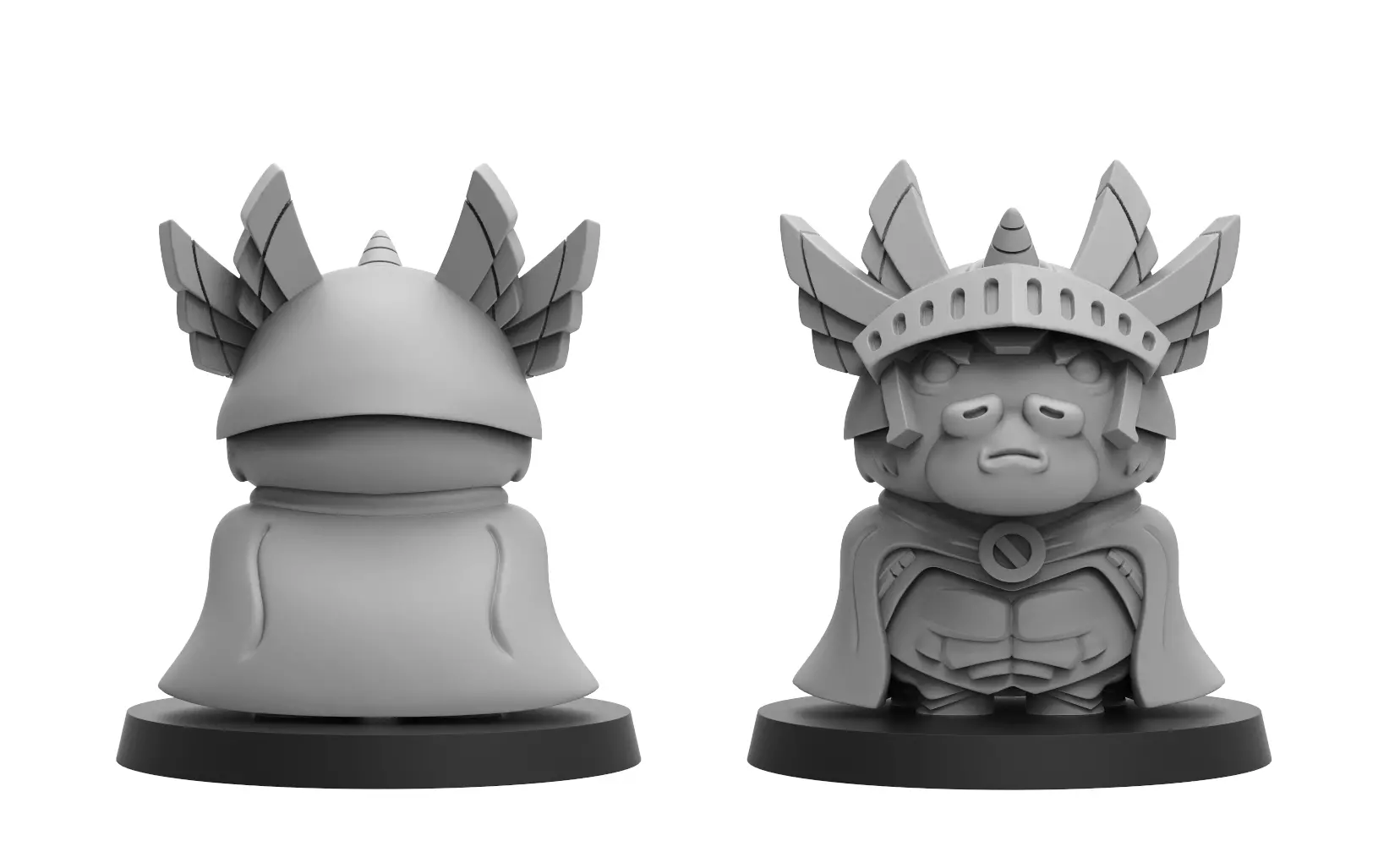 Heresylab - Chibi Unicorn Paladin 3D print model_0