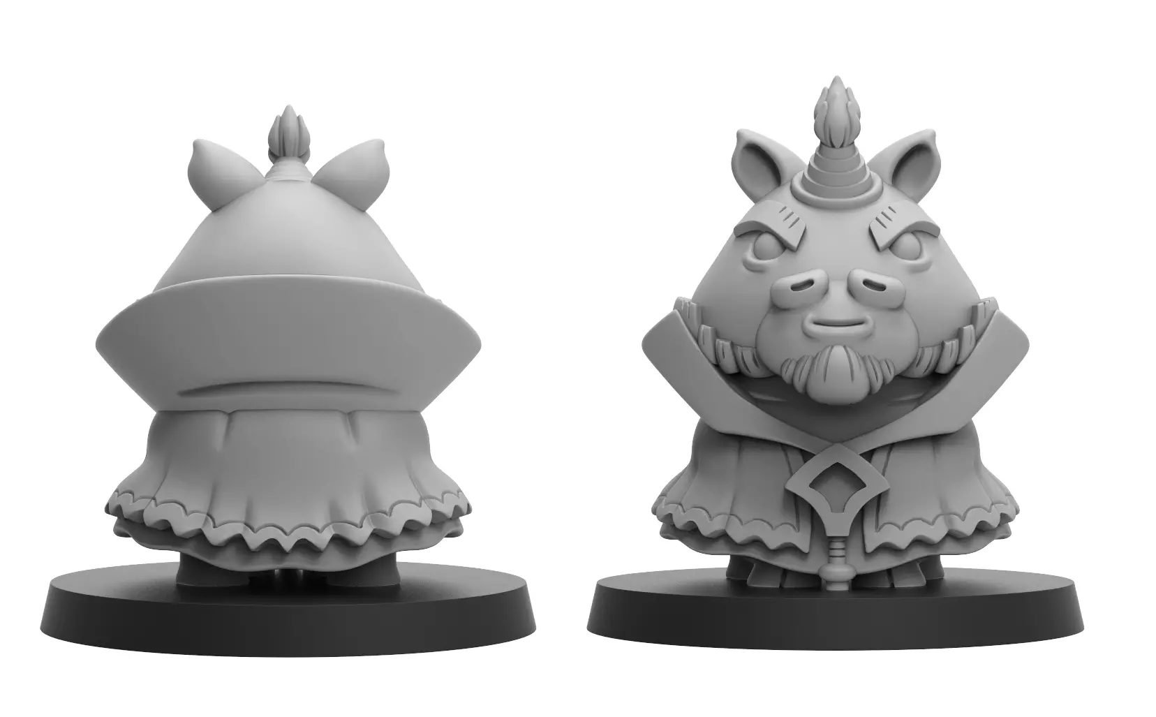 Heresylab - Chibi Unicorn Warlock 3D print model_0