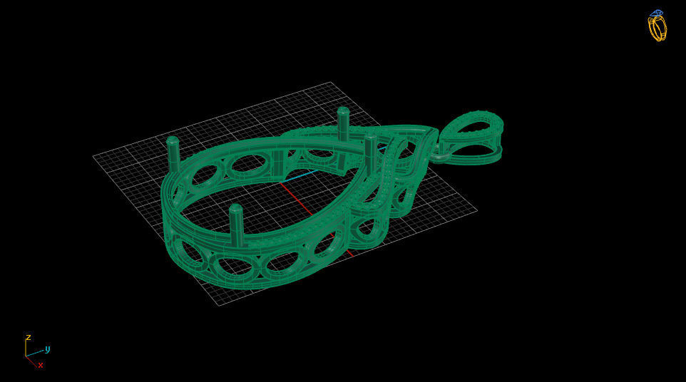 Pear pendant 1 3D print model_6