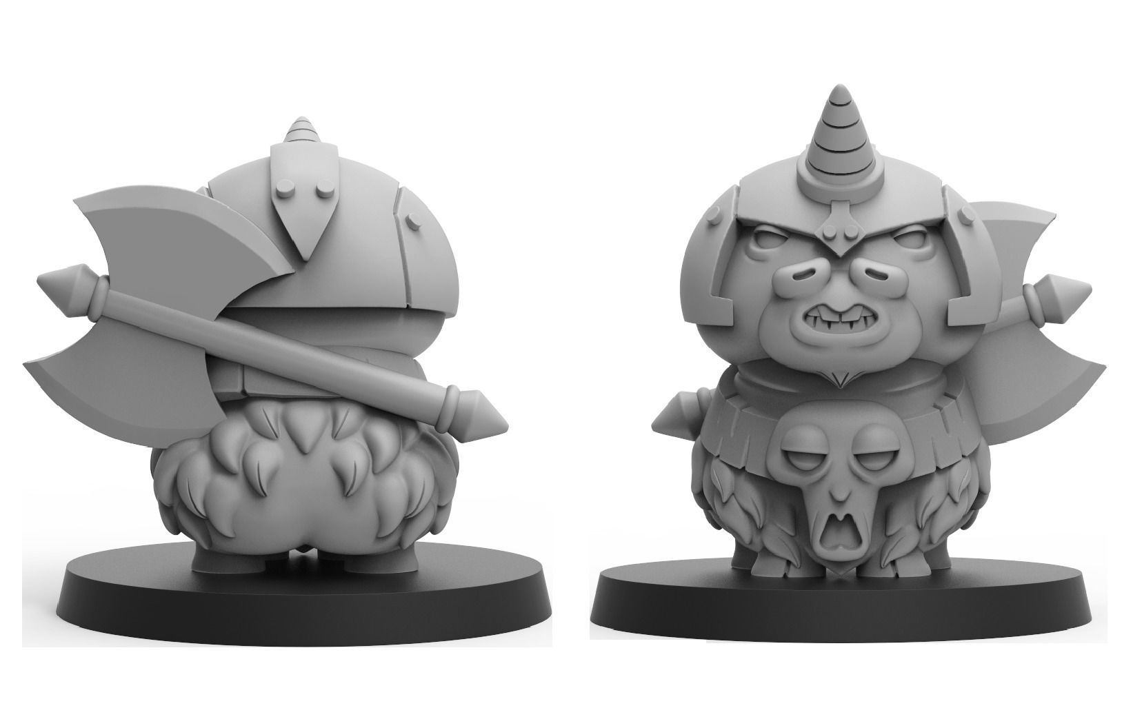 Heresylab - Chibi Unicorn Collection 12 models 3D print model_2