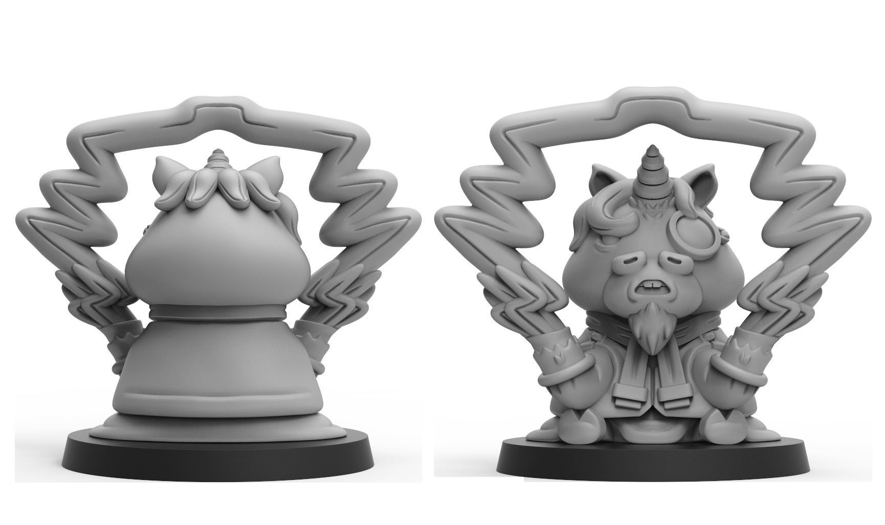 Heresylab - Chibi Unicorn Collection 12 models 3D print model_9