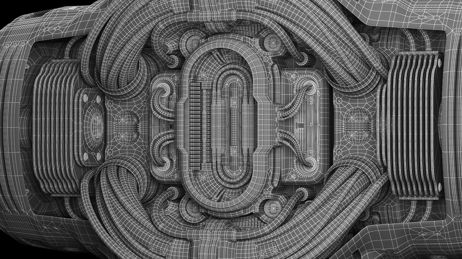 Sci Fi CORE C1 KITBASH ELEMENT 3D model_11