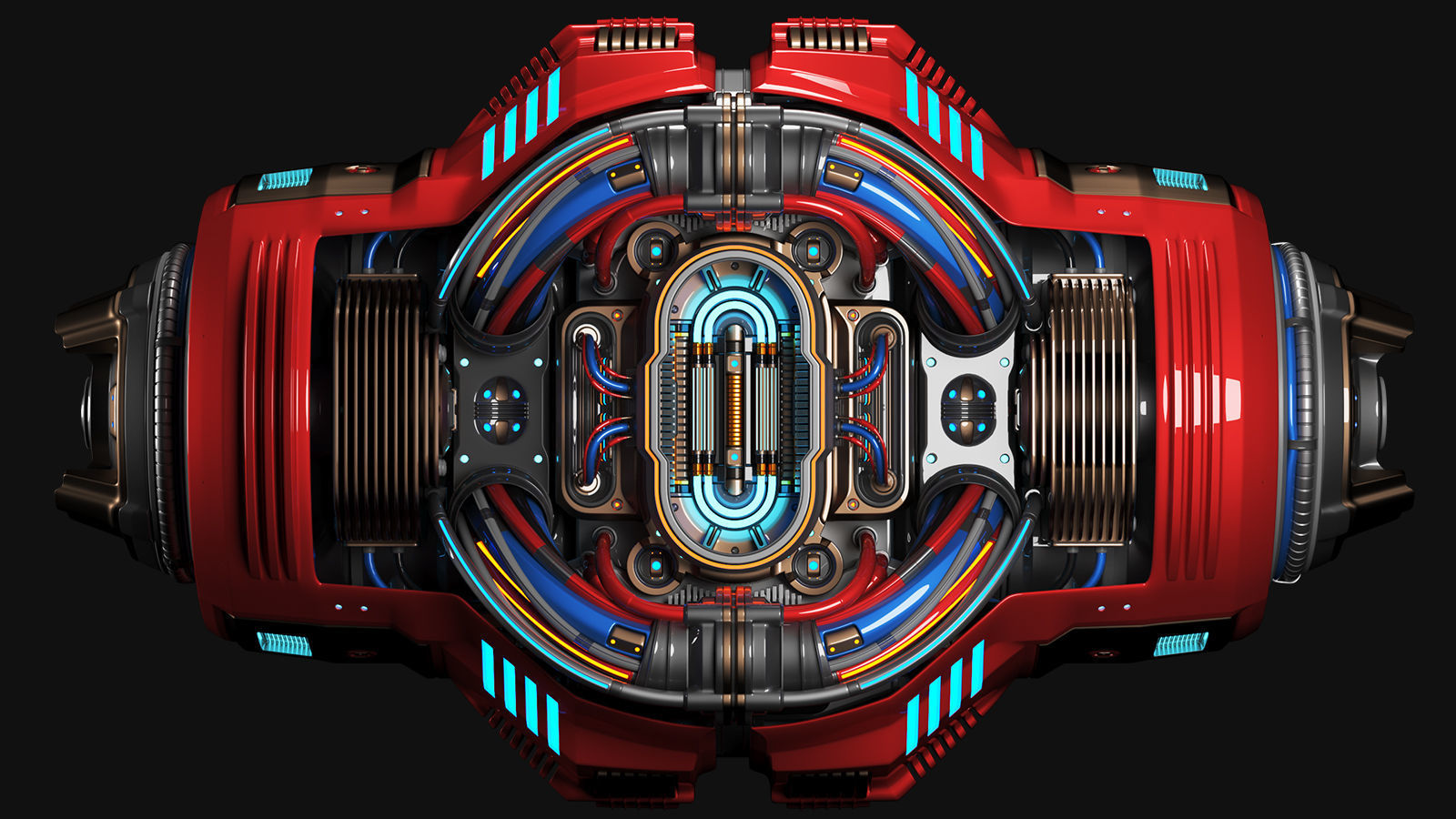 Sci Fi CORE C1 KITBASH ELEMENT 3D model_2