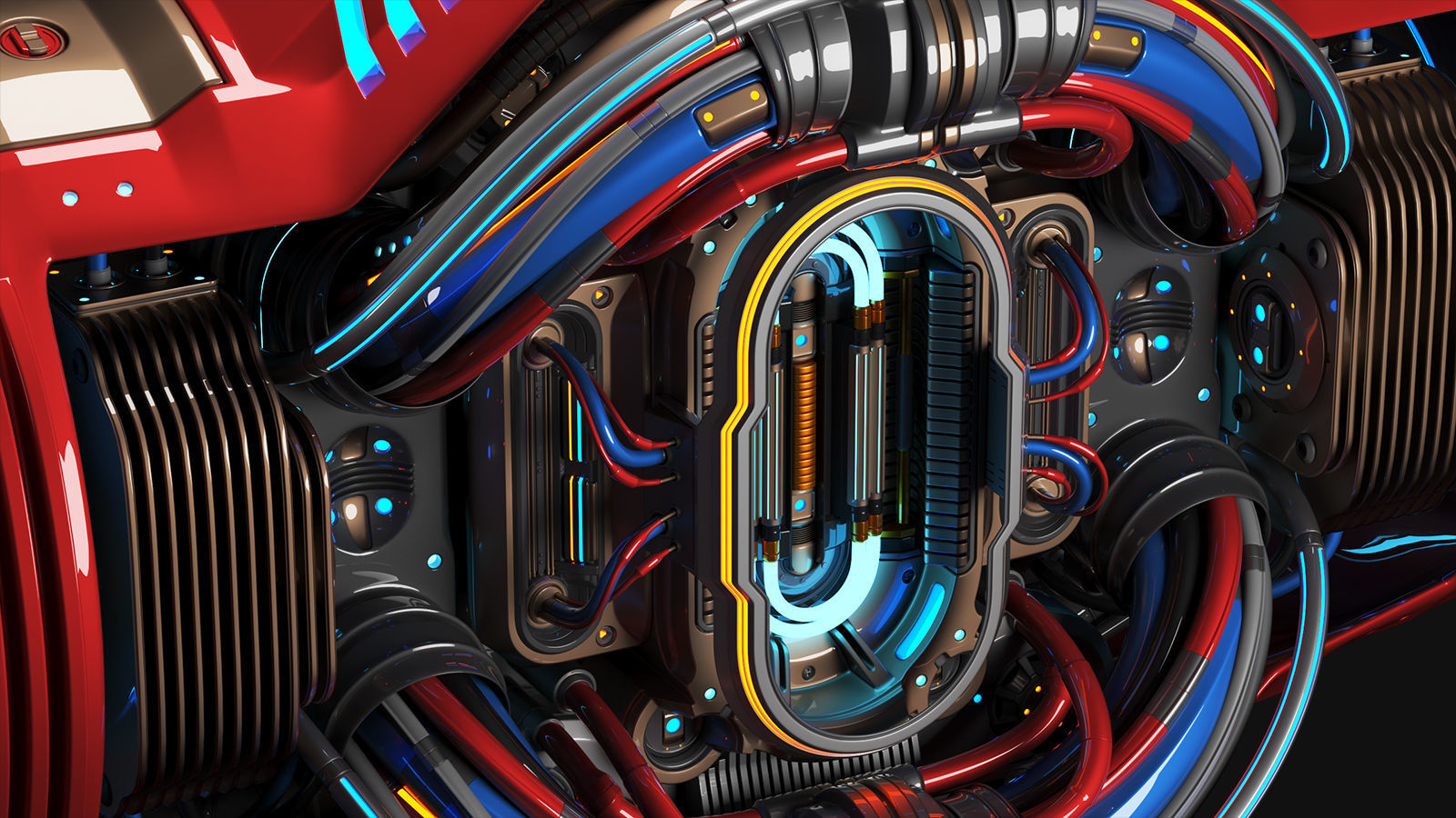 Sci Fi CORE C1 KITBASH ELEMENT 3D model_3