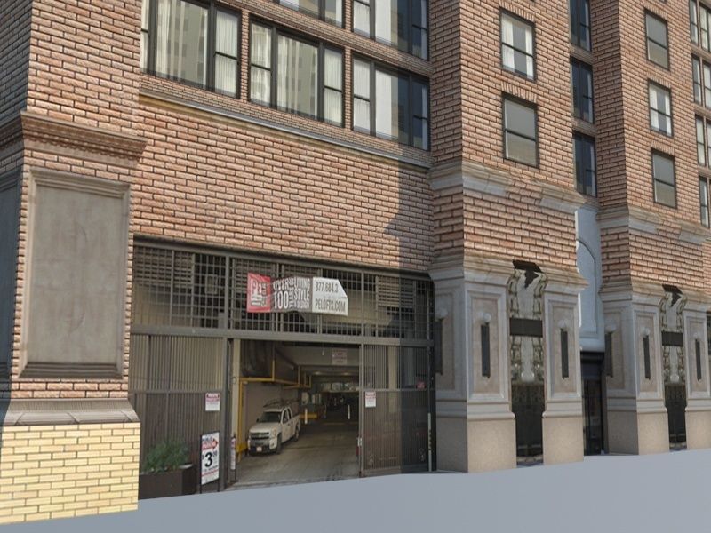 High-rise building 3D model Low-poly 3D model_5