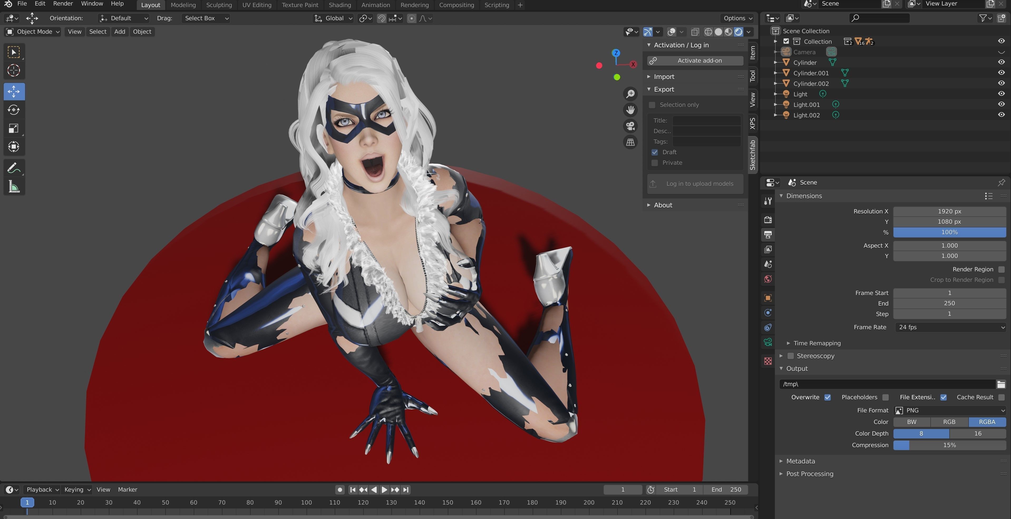 Black Cat 3D print model_7