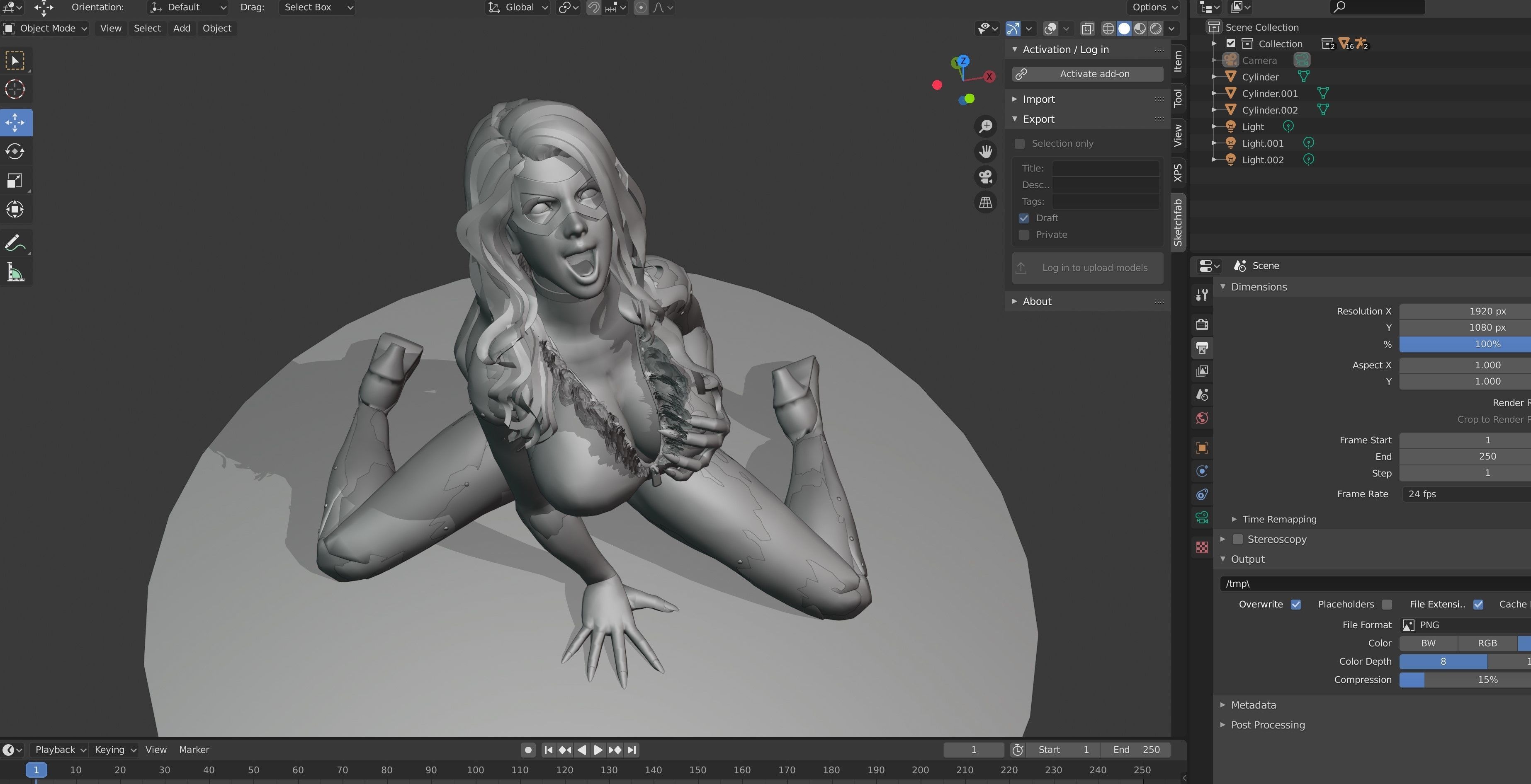 Black Cat 3D print model_15