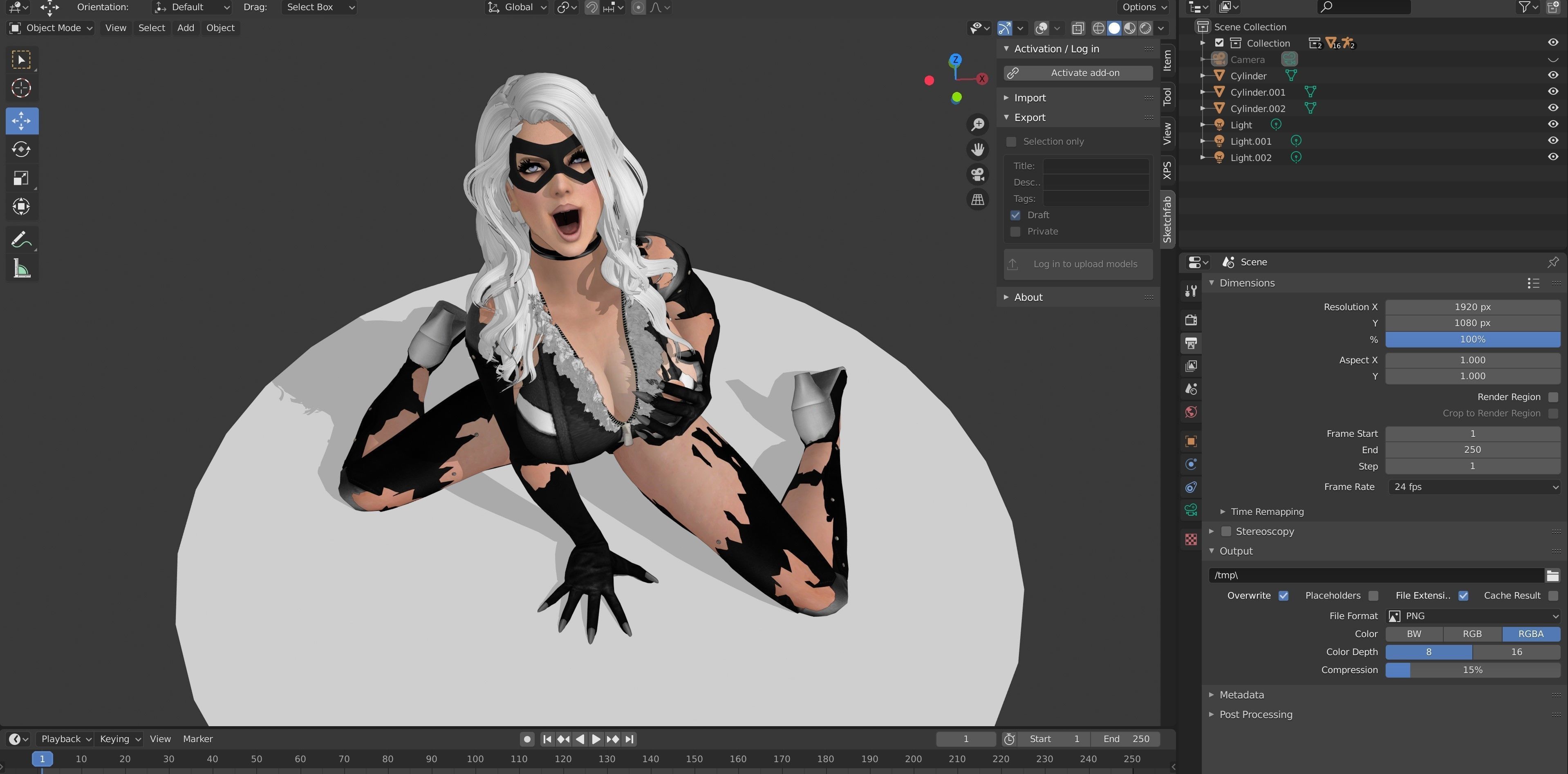 Black Cat 3D print model_6