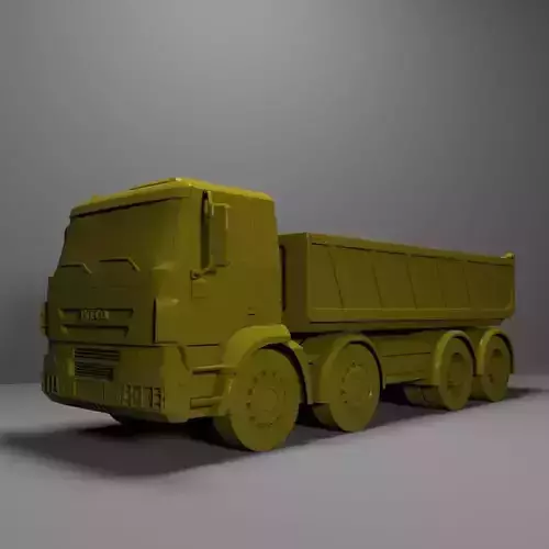 Dump Truck Inveco Ready for Print