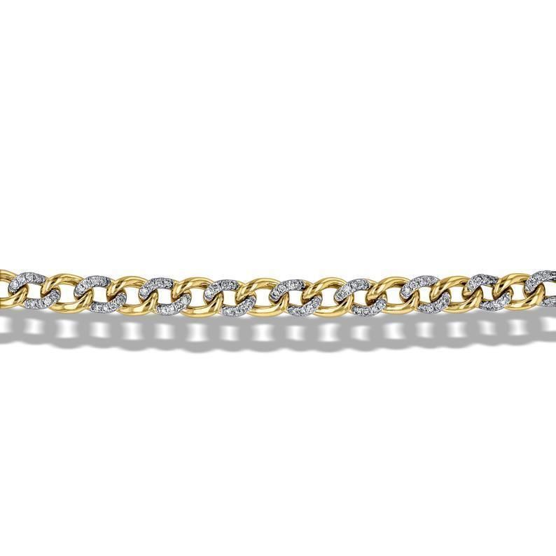 Cuba Chain Small Charm Bracelets 5mm 3D print model_2