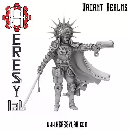 Heresylab - Steam Punk Obediah Marsh 3D print model