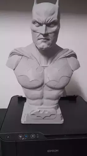 Batman bust on printer 3D print model