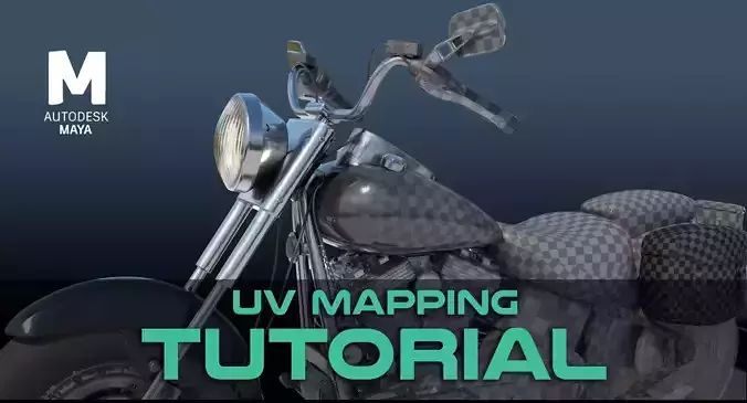 Maya UV Mapping Tutorial 3D model