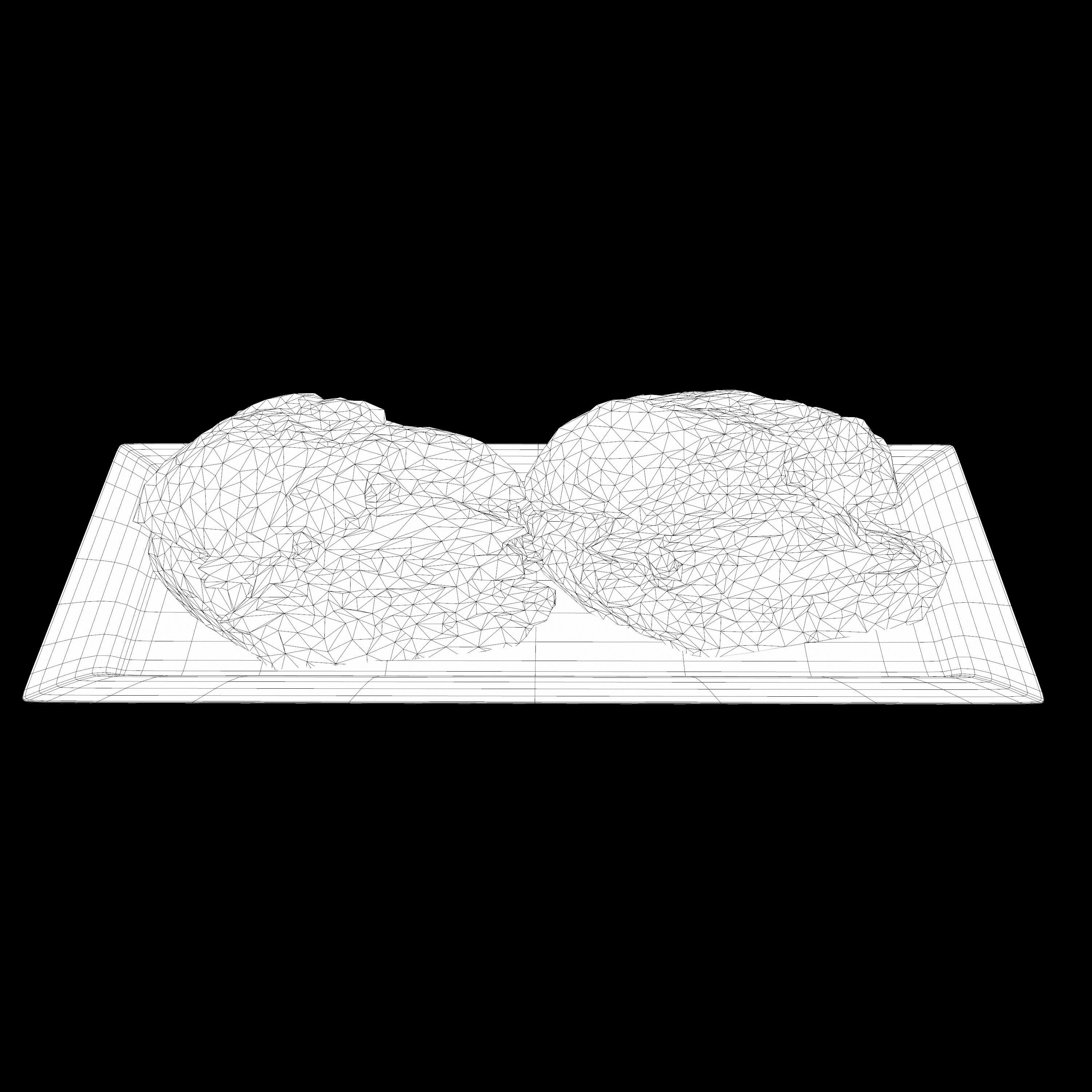 CUBAN SANDWICH Low-poly 3D model_11