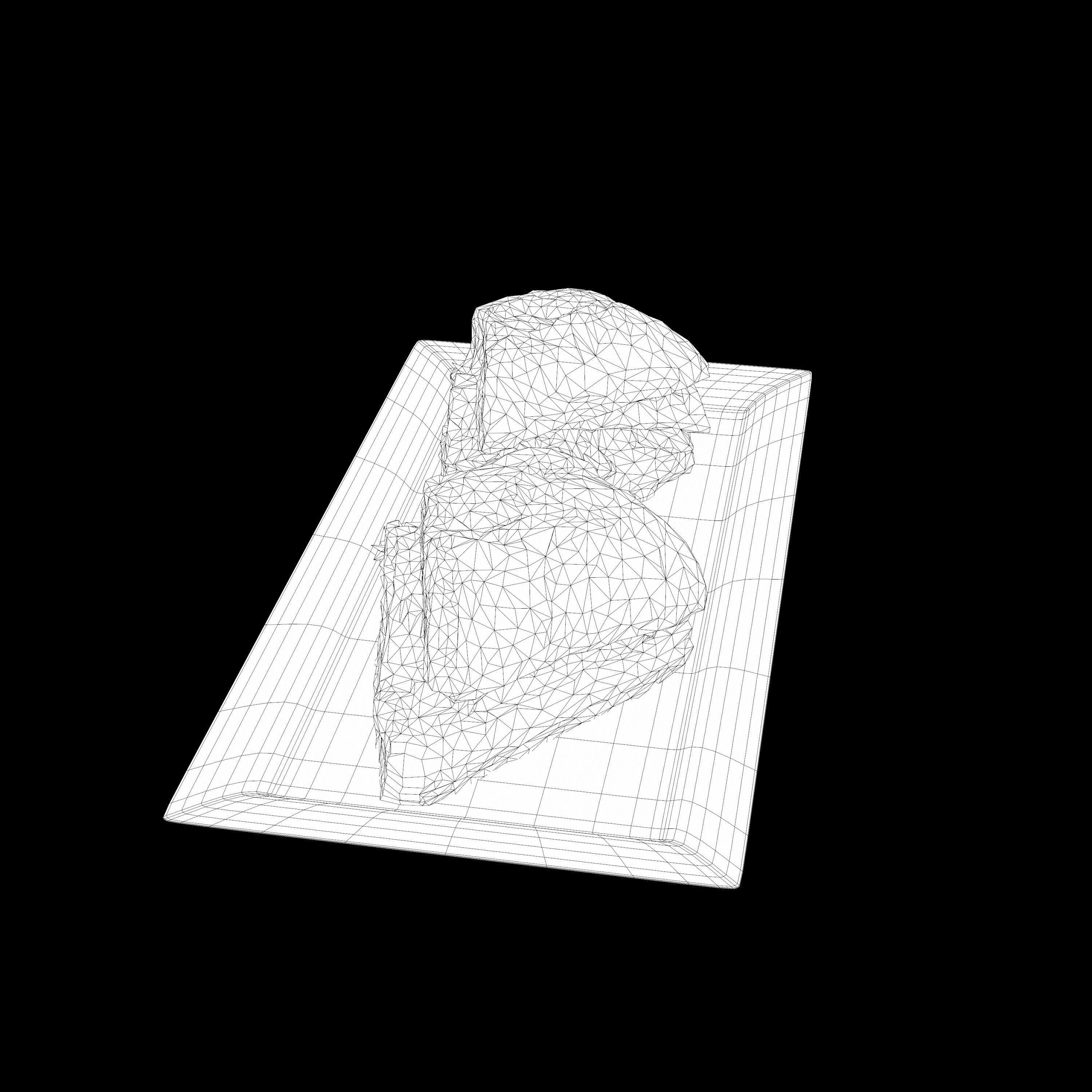 CUBAN SANDWICH Low-poly 3D model_14