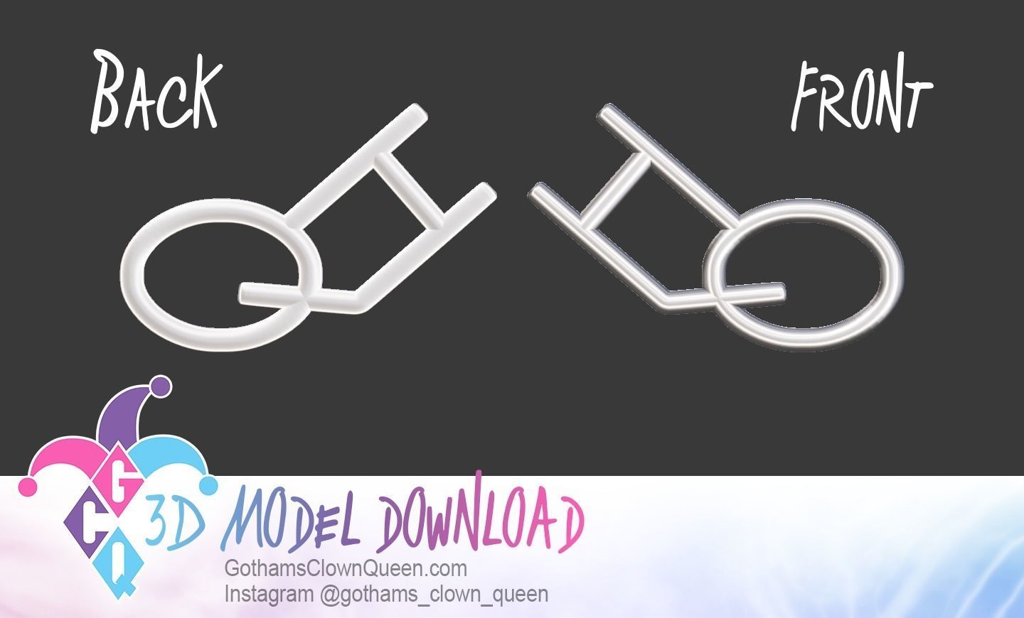 Cosplay HQ Belt Buckle Accessory 3D print model_3