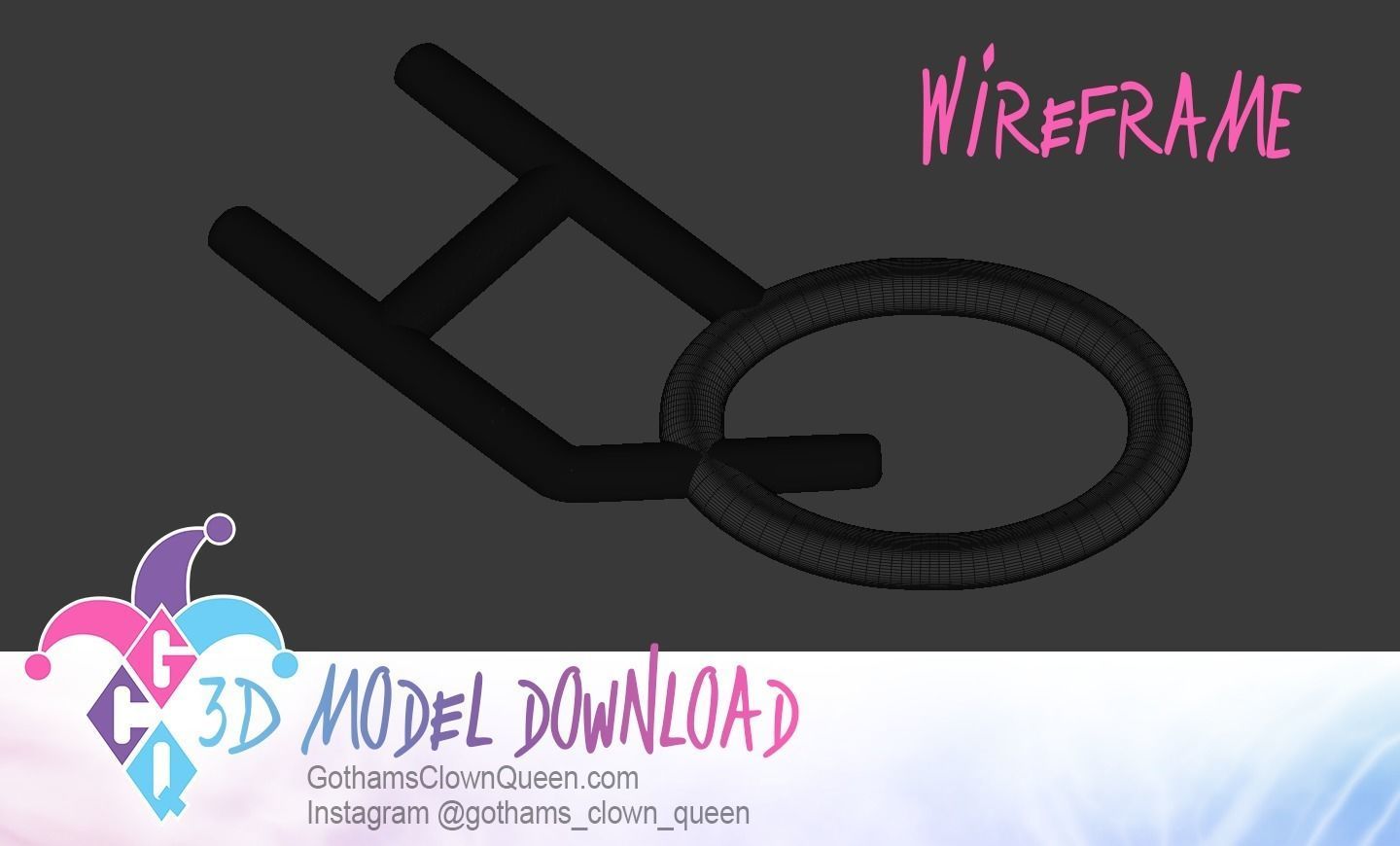 Cosplay HQ Belt Buckle Accessory 3D print model_4