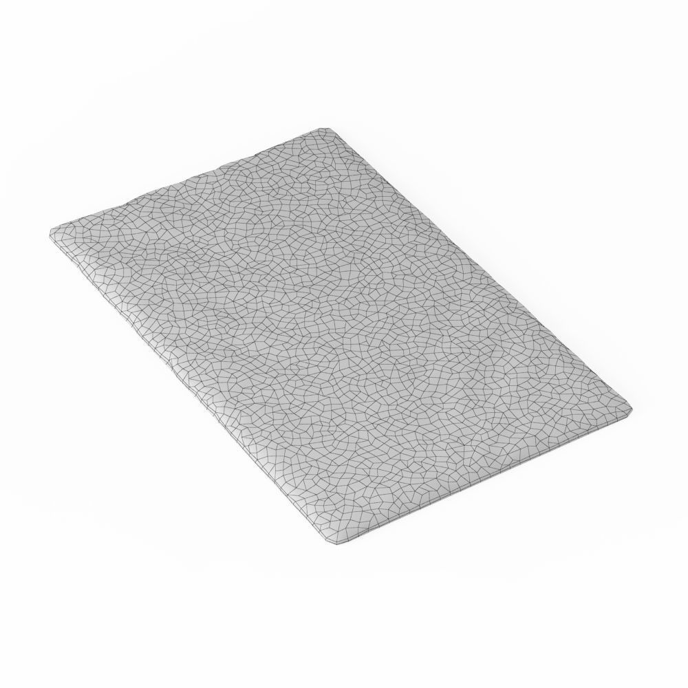 Shaggy Fur Camel Rug 3D model_5