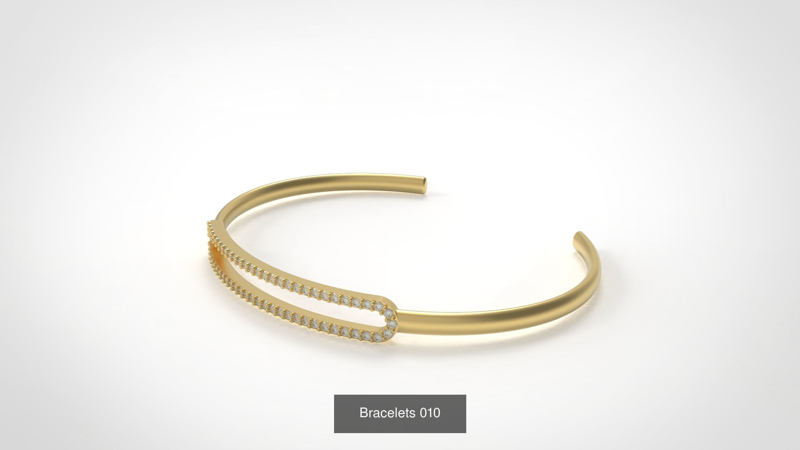 Bracelets Collection gold cuff bracelet with diamonds _1