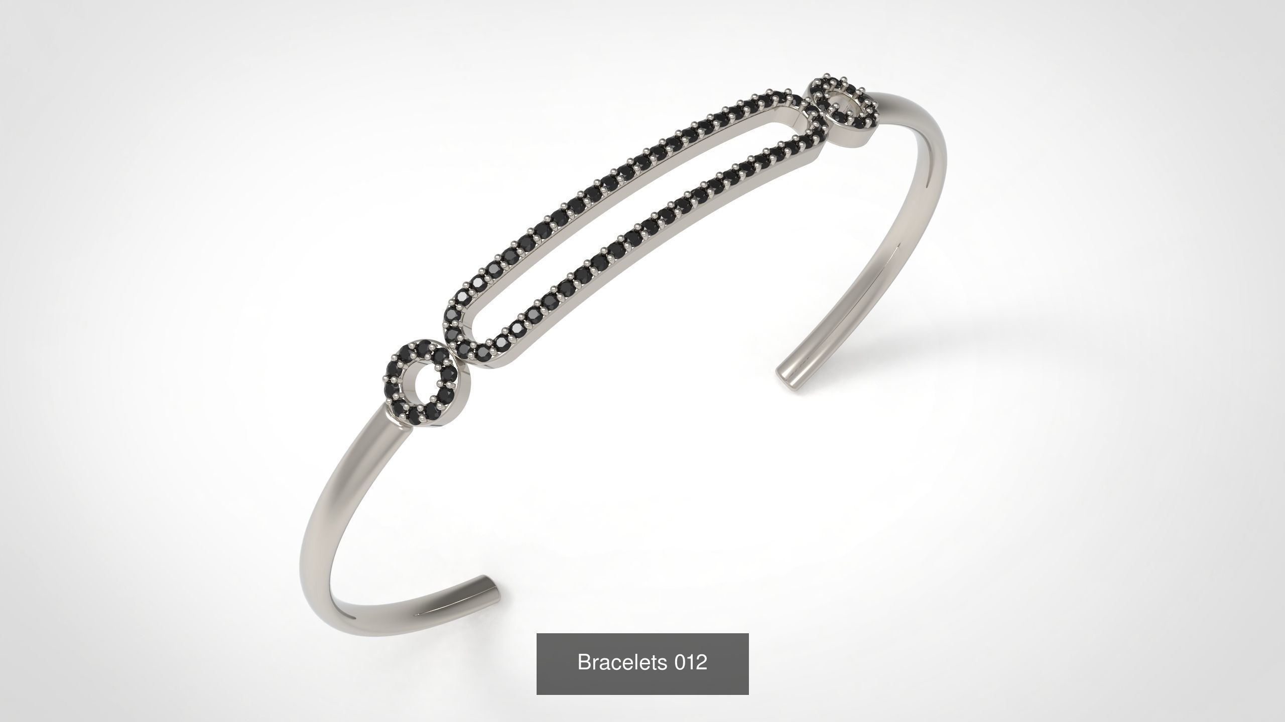 Bracelets Collection gold cuff bracelet with diamonds _3