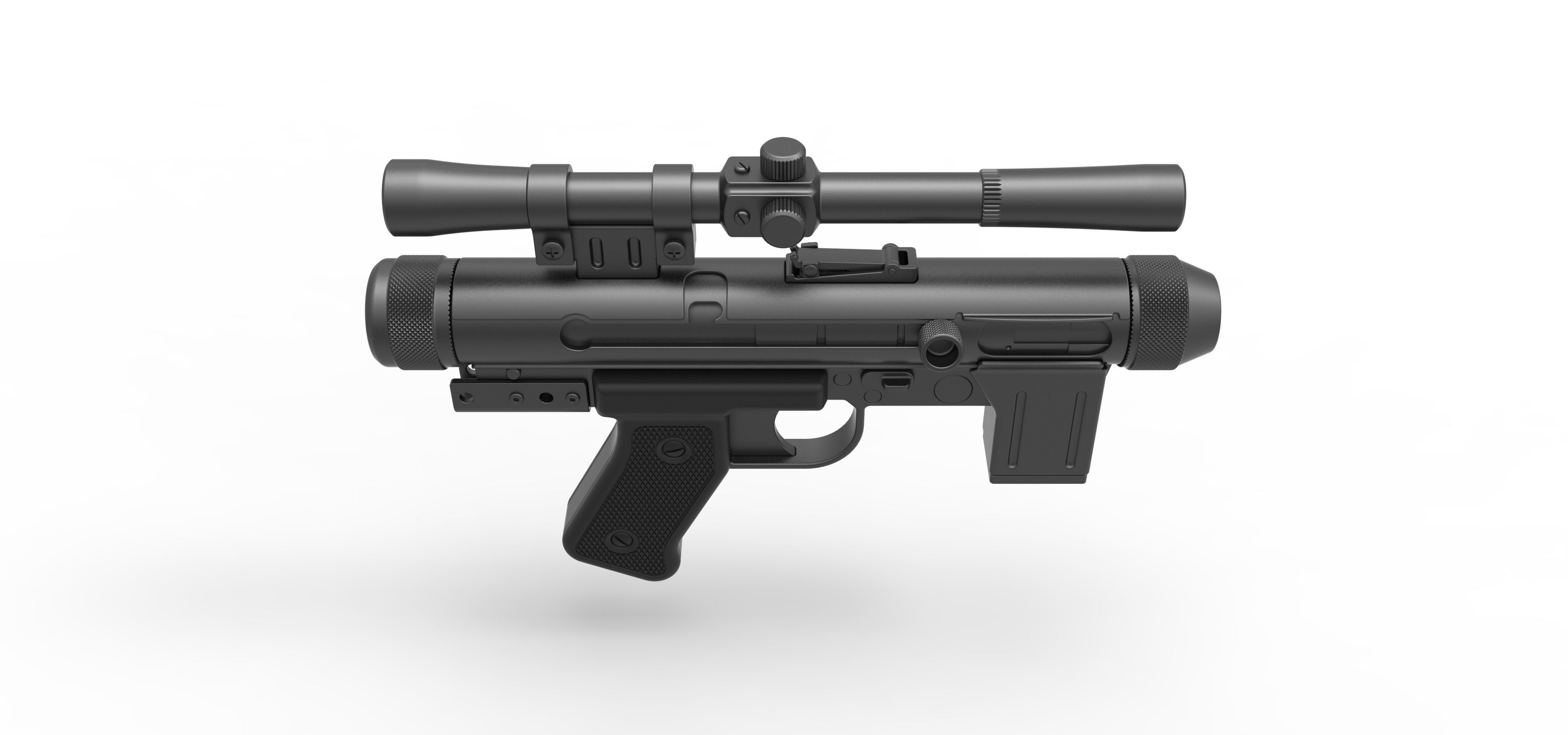 Death trooper Light Repeating Blaster pistol SE-14R 3D model_7