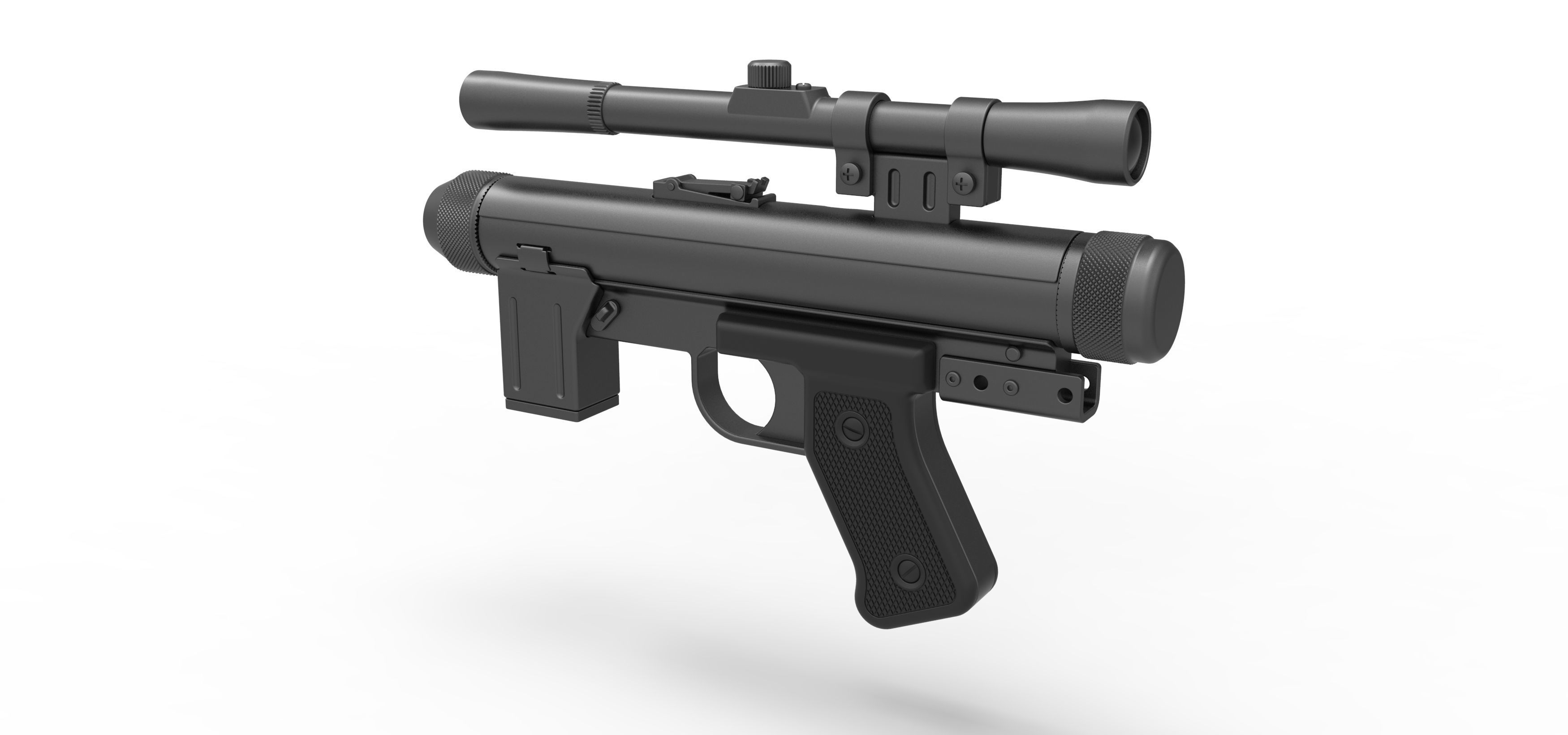 Death trooper Light Repeating Blaster pistol SE-14R 3D model_15