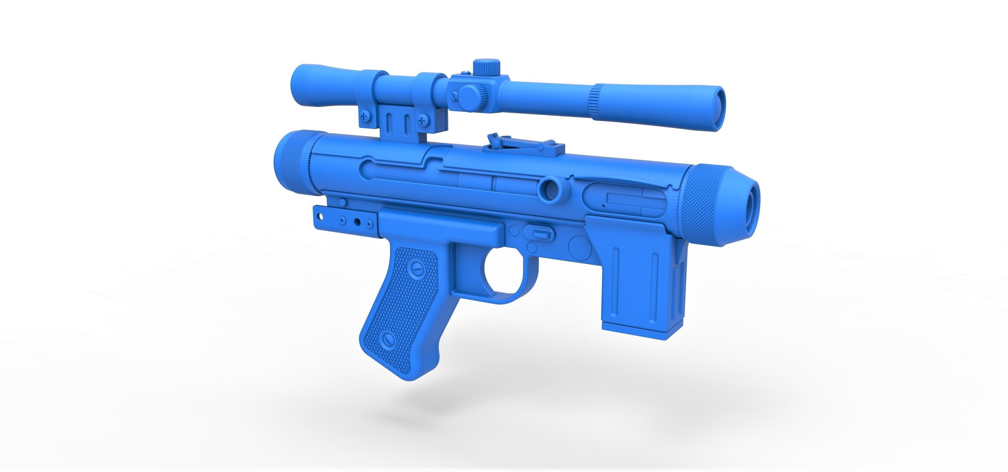 Death trooper Light Repeating Blaster pistol SE-14R 3D model_17