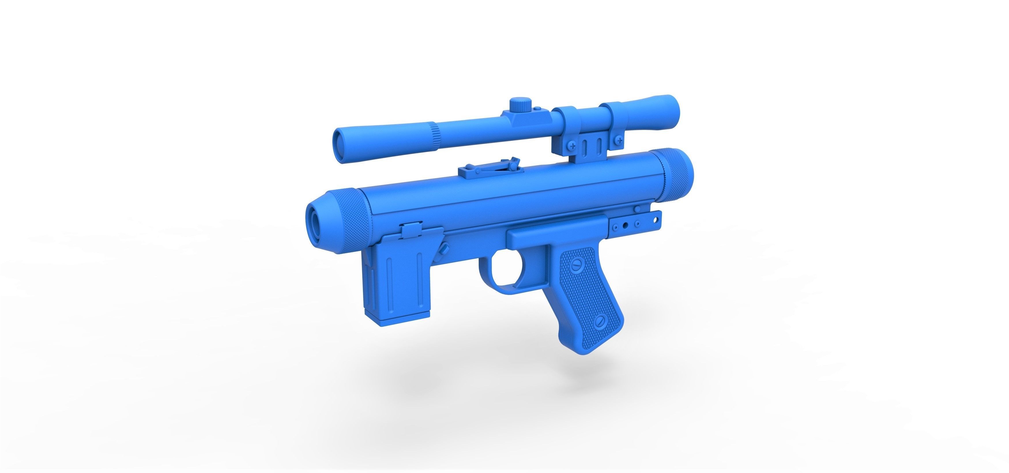 Death trooper Light Repeating Blaster pistol SE-14R 3D model_24