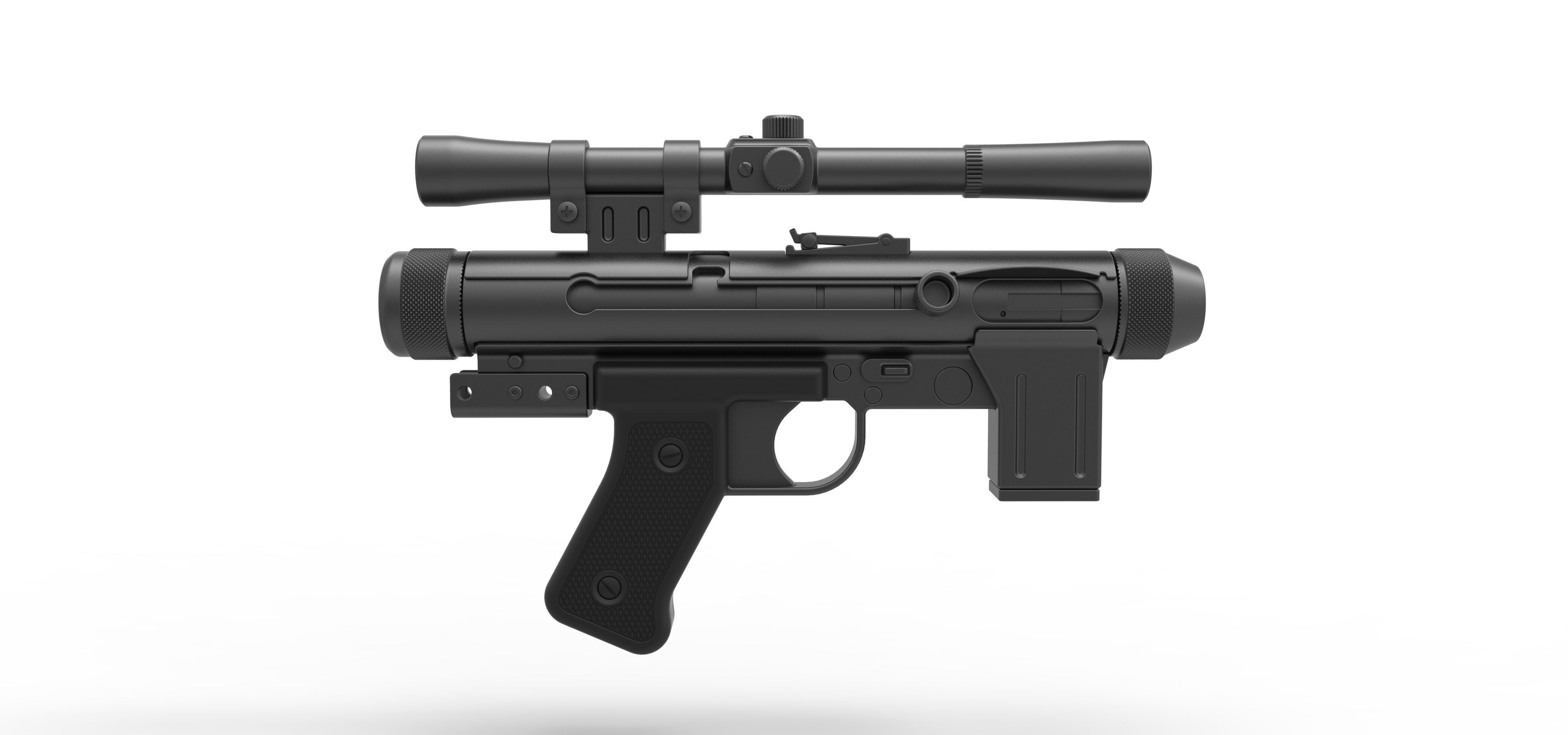 Death trooper Light Repeating Blaster pistol SE-14R 3D model_6