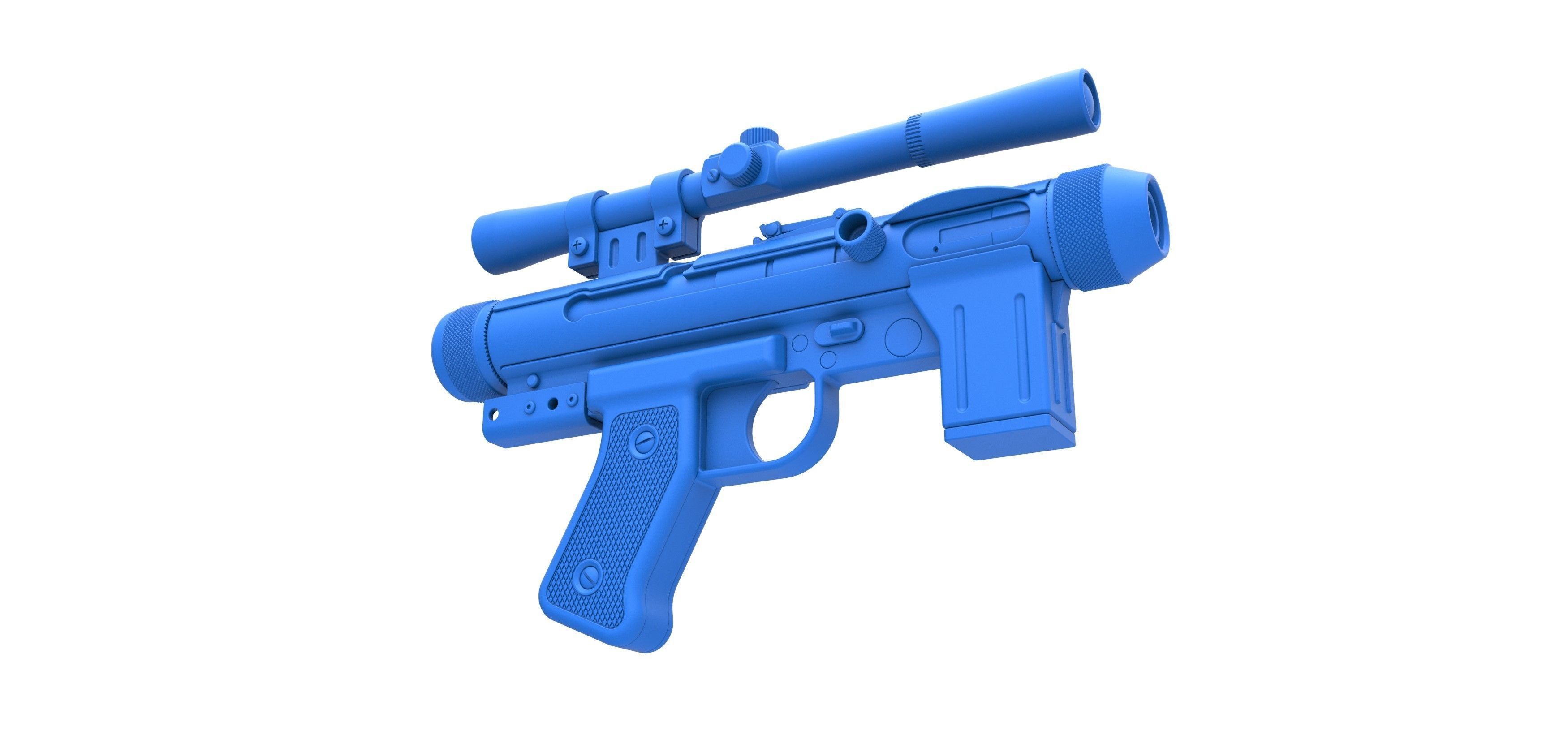 Death trooper Light Repeating Blaster pistol SE-14R 3D model_18