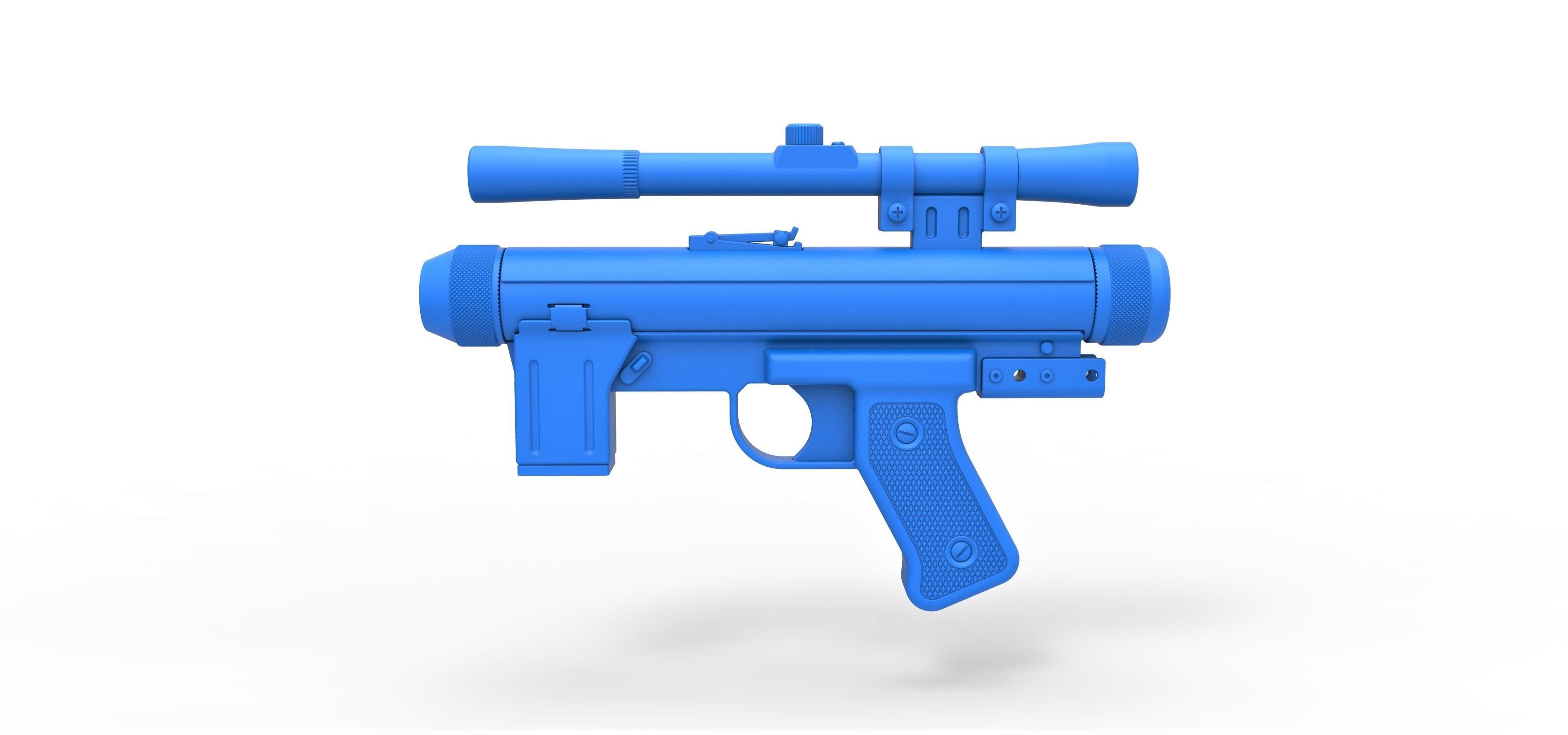 Death trooper Light Repeating Blaster pistol SE-14R 3D model_22