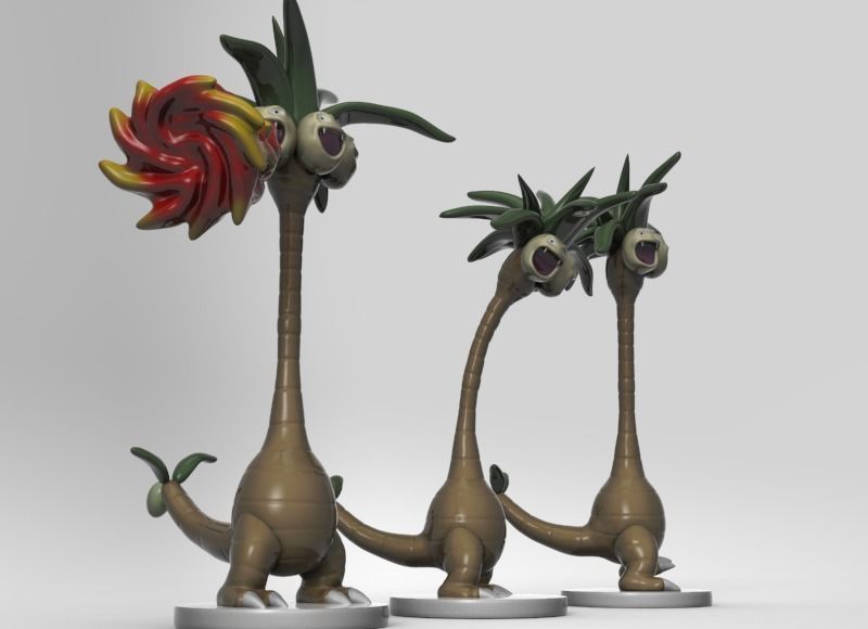 Exeggutor alola 3D print model_2