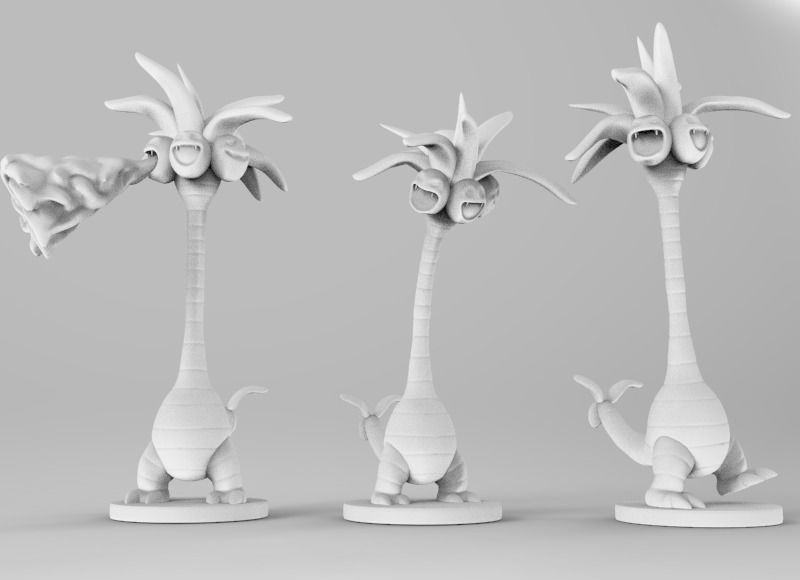 Exeggutor alola 3D print model_1