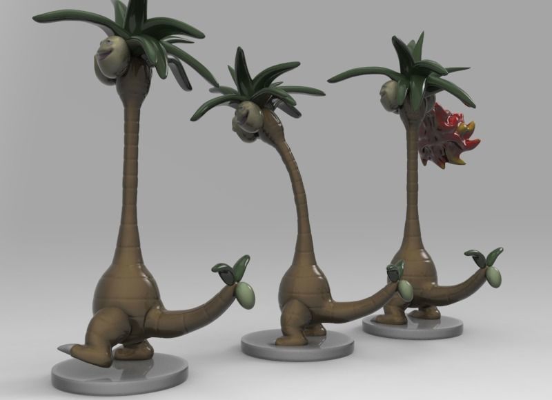 Exeggutor alola 3D print model_4