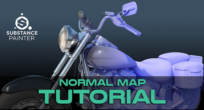 Normal Maps - Substance Painter Tutorial 3D model