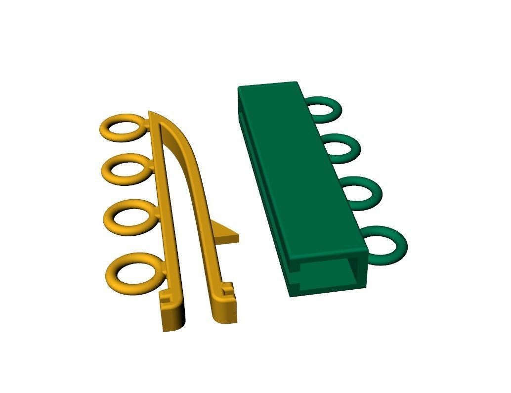 Necklace Clasp Lock    3D print model_10