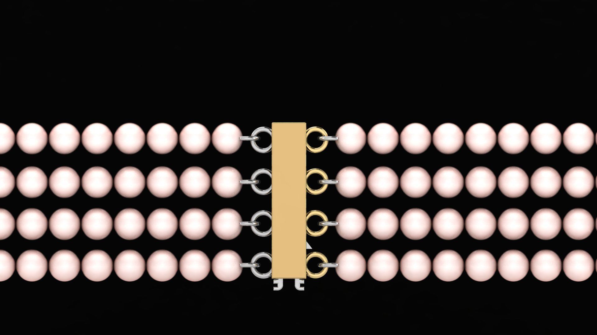 Necklace Clasp Lock    3D print model_3